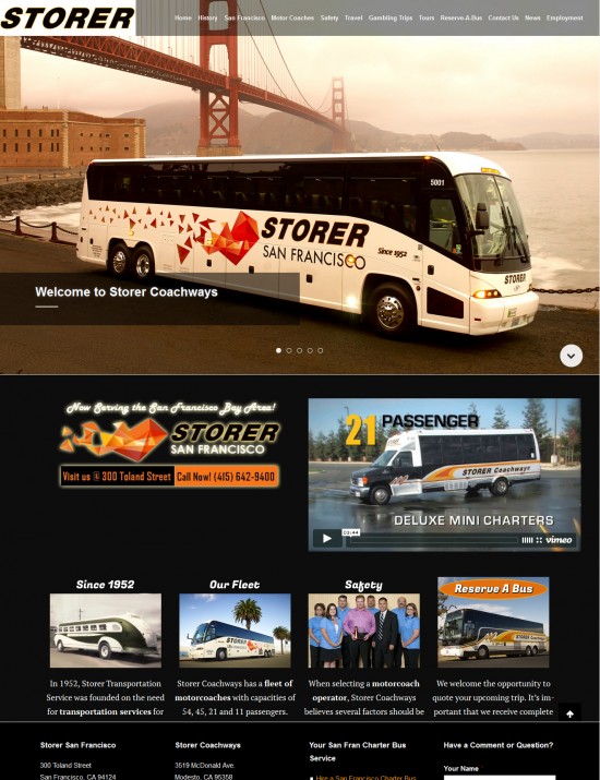 San Francisco Charter Bus Rental